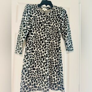 Gray and Black Knit Sweater